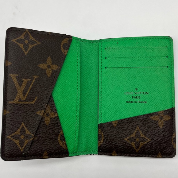 Louis Vuitton Classic Monogram and Green Pocket Organizer - Picture 4 of 7